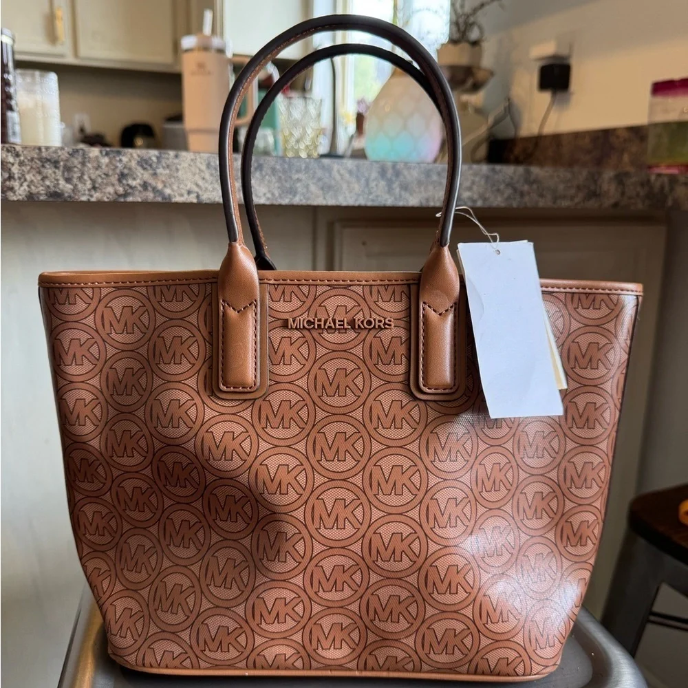 Michael Kors Jodie Small Logo Jaquard Tote Bag- NWT